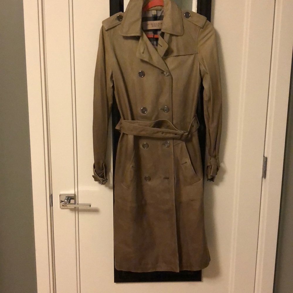 Burberry Brit Leather Trench